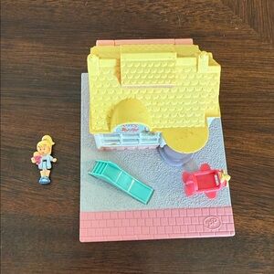 Vintage Polly Pocket 1993 - Polly’s Toy Shop - Compact + Polly - Well Loved